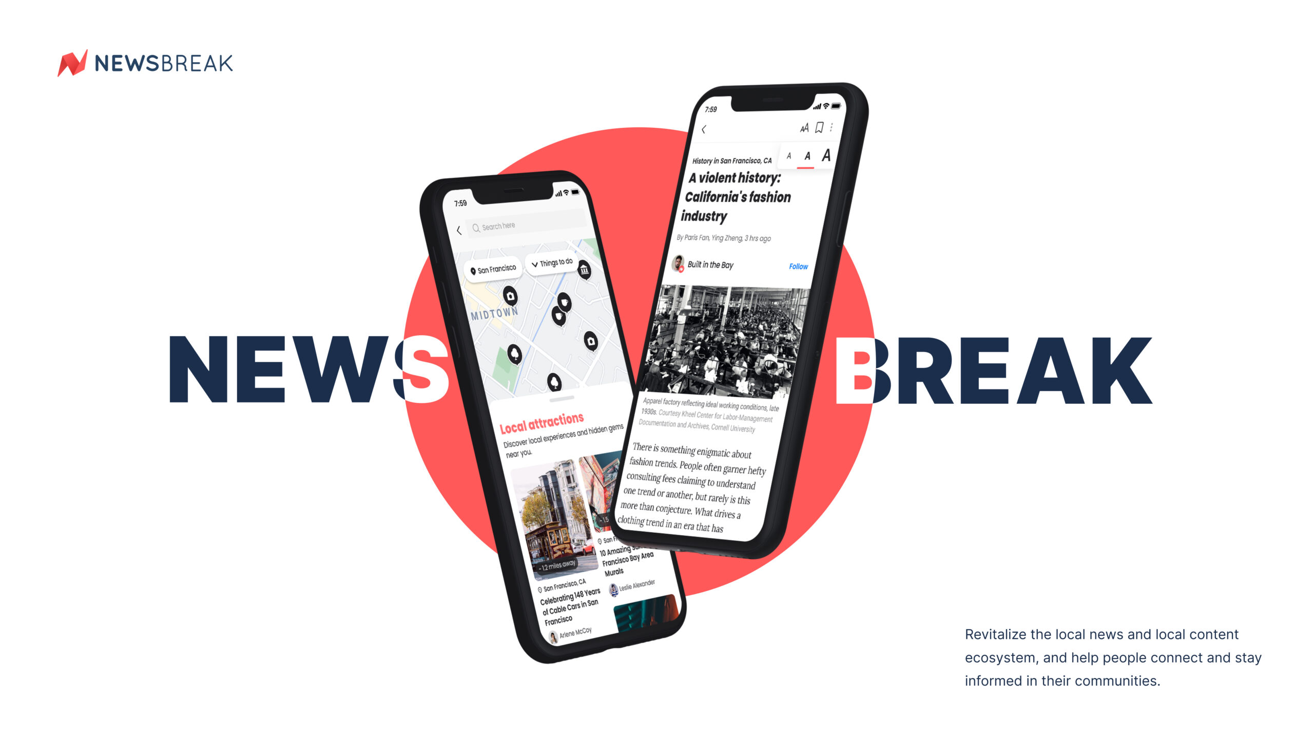NewsBreak Content Consumption through Mobile Applications